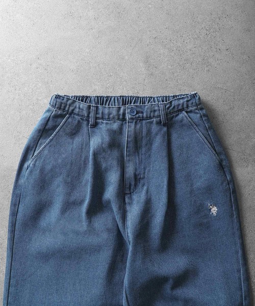 「U.S. POLO ASSN.」 デニムパンツ LARGE ブラック メンズ_画像2