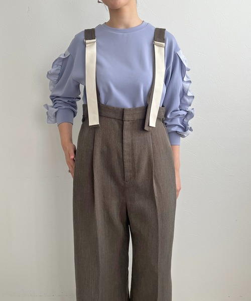 「LHELBIE」 パンツ M ブラウン レディース_画像5