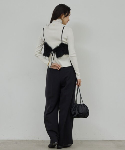 GALLARDAGALANTE カシュクールニット キャミソール ビスチェ