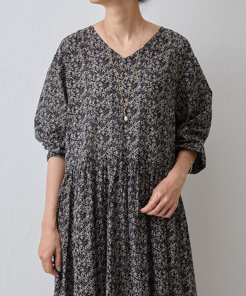 「BEARDSLEY」 長袖ワンピース FREE ブラック レディース_画像5