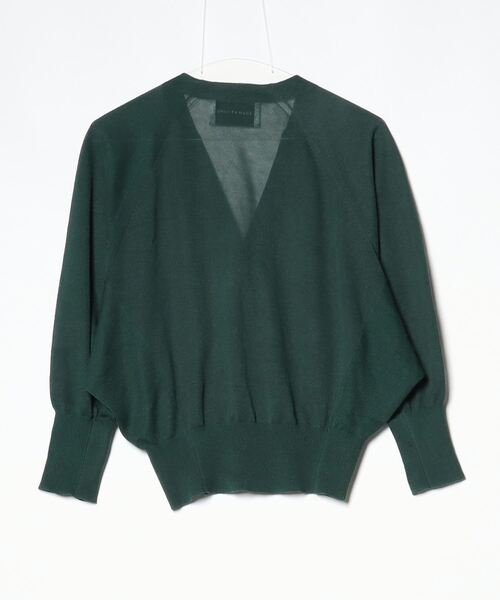 ADAM ET ROPE'（アダムエロペ） ニットカーディガン FREE グリーン