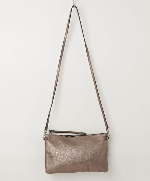 GIANNI CHIARINI（ジャンニ キアリーニ） ショルダーバッグ - グレー