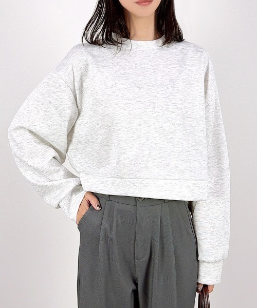 CLOTHY トレーナー スウェット 「Allシーズン使えるなめらか軽量素材