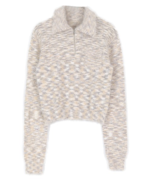 「miette」 長袖ニット FREE ベージュ系その他 レディース_画像2