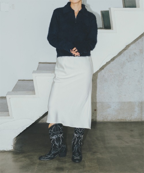 「miette」 長袖ニット FREE ベージュ系その他 レディース_画像4