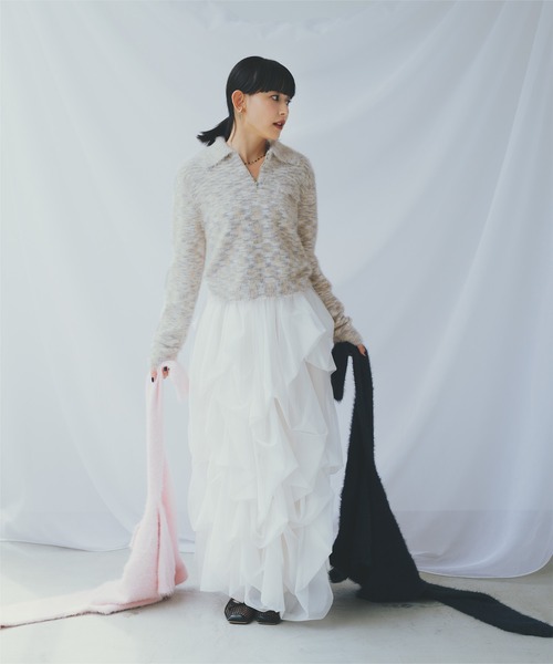 「miette」 長袖ニット FREE ベージュ系その他 レディース_画像7