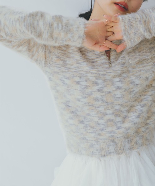 「miette」 長袖ニット FREE ベージュ系その他 レディース_画像8