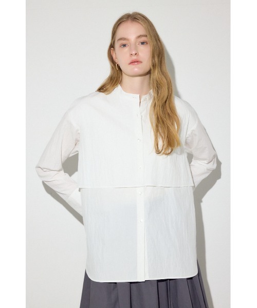 moussy ブラウス MOUSSY（マウジー） ブラウス シャツ SCOOP NECK PIN TUCK ブラウス