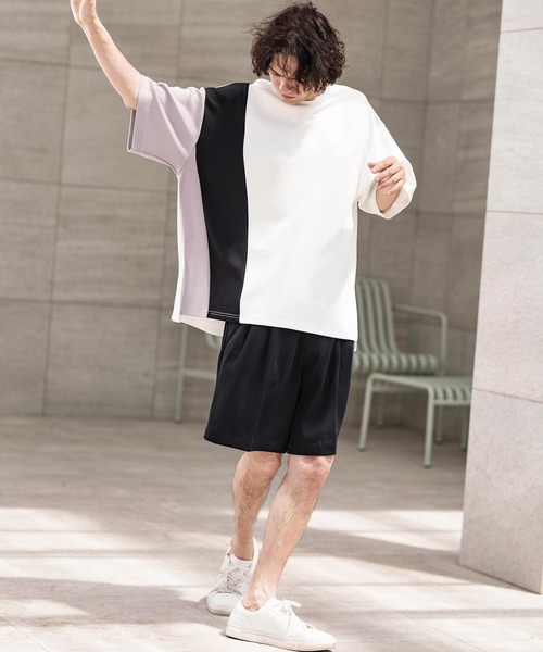 「CAMBIO」 半袖Tシャツ L ブラック メンズ_画像6