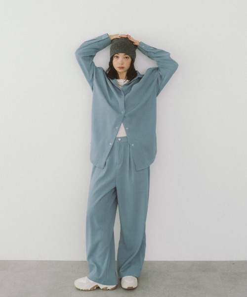 「HANNE」 パンツ MEDIUM ブラウン レディース_画像9