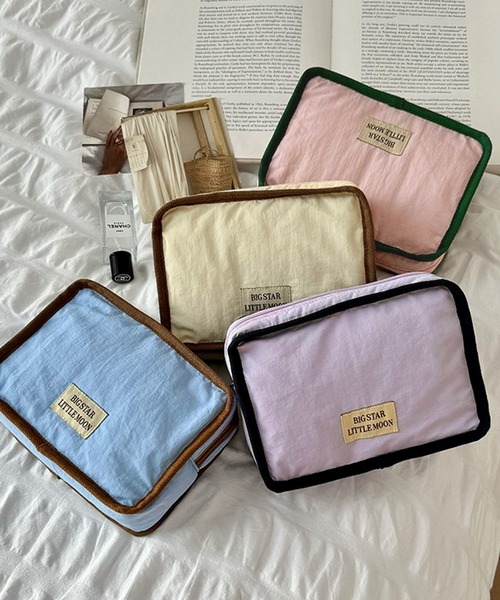 IRADOWL（アイラドール） ポーチ バイカラースクエアポーチ レディース