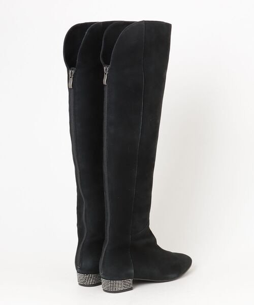 「carino」 ロングブーツ 23cm ブラック レディースの画像2