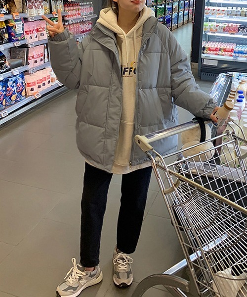 「c.u.l」 ブルゾン X-LARGE グレー レディース_画像2