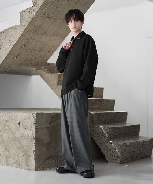 「ASTRONOMY」 スウェットカットソー L ブルー メンズ_画像8