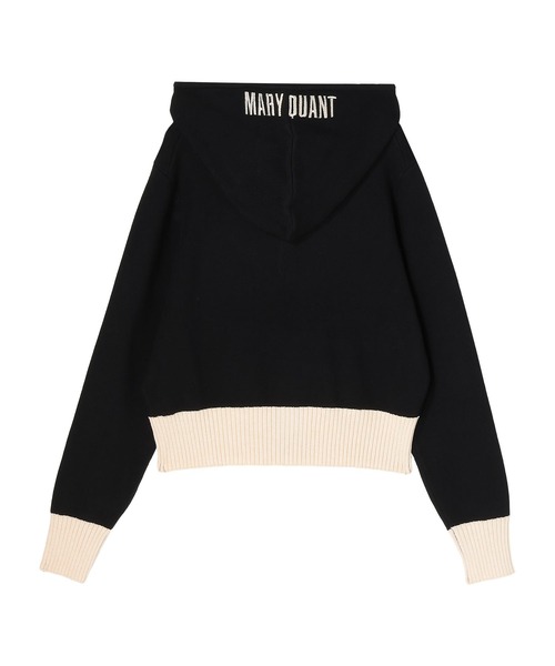 MARY QUANT（マリークヮント） パーカー マリークワント フードロゴ