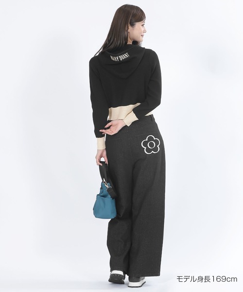 MARY QUANT（マリークヮント） パーカー マリークワント フードロゴ