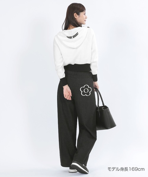 MARY QUANT（マリークヮント） パーカー マリークワント フードロゴ