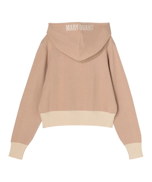 MARY QUANT（マリークヮント） パーカー マリークワント フードロゴ