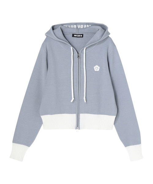 MARY QUANT（マリークヮント） パーカー マリークワント フードロゴ