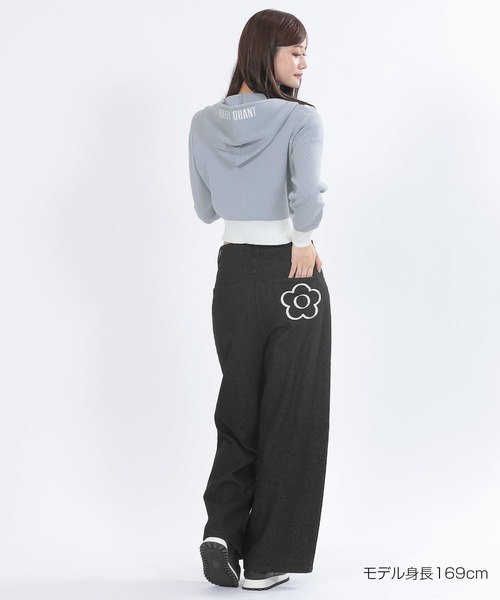 MARY QUANT（マリークヮント） パーカー マリークワント フードロゴ