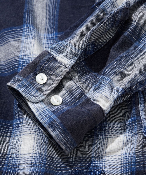 「NAUTICA」 長袖シャツ X-LARGE ネイビー メンズ_画像6