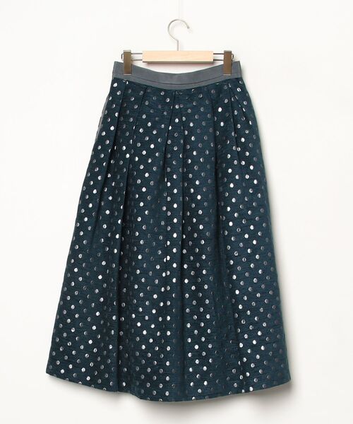 「IENA LA BOUCLE」 フレアスカート 36 ブルー レディース_画像2