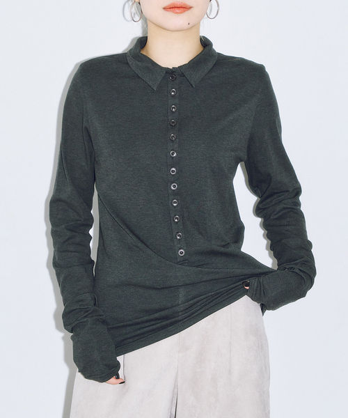 CITYSHOP（シティショップ） tシャツ SOFT JERSEY TOP：カットソー