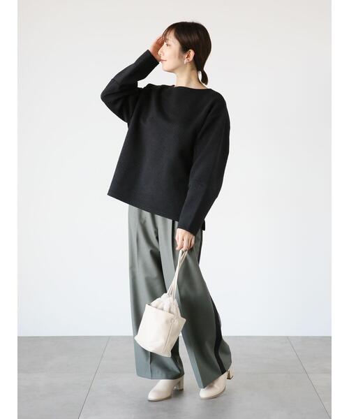 「Te chichi TERRASSE」 長袖カットソー F ブラック レディース_画像3