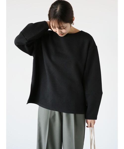 「Te chichi TERRASSE」 長袖カットソー F ブラック レディース_画像4