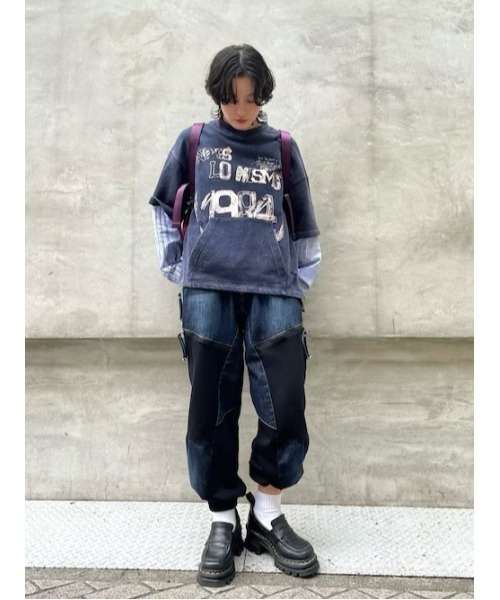 Desigual（デシグアル） トレーナー スウェット ダメージ風加工