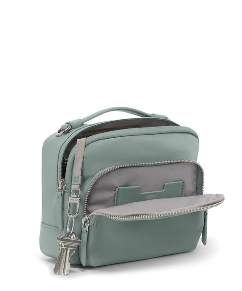 TUMI ショルダーバッグ モスグリーン ナイロン 580G ミニサイズ トゥミ 緑系 斜めがけ クロスボディ バッグ 鞄 札幌市 西区 西野店 TUMI（トゥミ） ショルダーバッグ バッグ VOYAGEUR 「テガン」クロス
