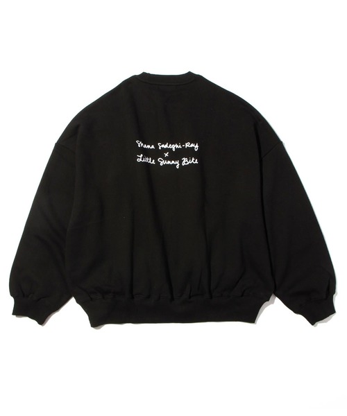 「Little sunny bite」 スウェットカットソー SMALL ブラック レディース_画像6