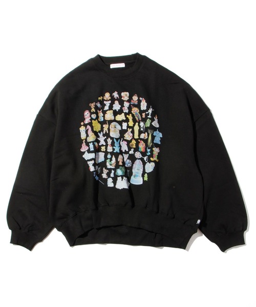 「Little sunny bite」 スウェットカットソー SMALL ブラック レディース_画像7