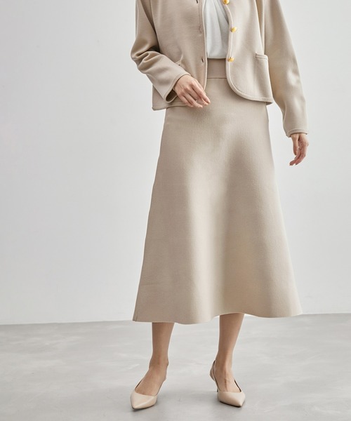 「ROPE'」 ニットスカート FREE ブルー レディース_画像8