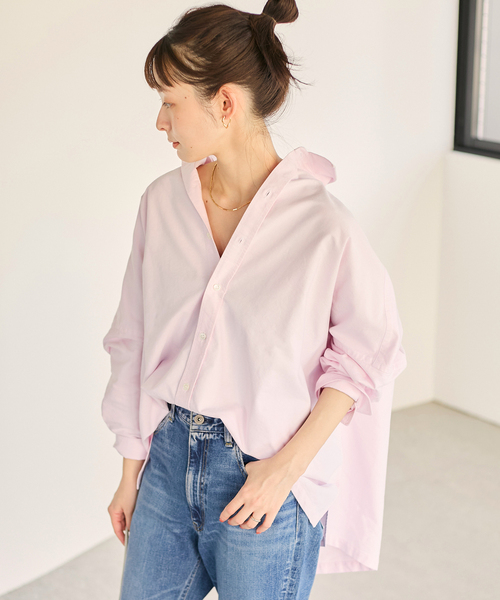 【美品】  Plage / プラージュ | 2023AW | COTTON CANDY BLOUSE コットン キャンディ ギャザーボリューム ブラウス | F | ピンク | レディース Plage - 【美品】 Plage / プラージュ | 2023AW | COTTON CANDY BLOUSE