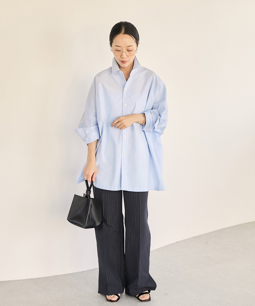 plage（プラージュ） ブラウス シャツ 「追加」OX Poncho シャツ