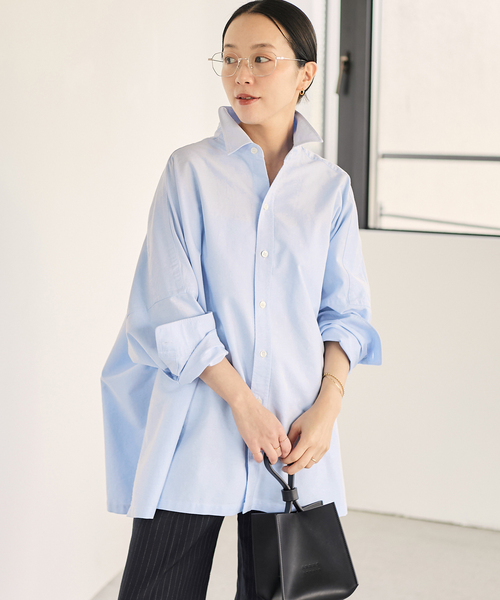 plage（プラージュ） ブラウス シャツ 「追加」OX Poncho シャツ