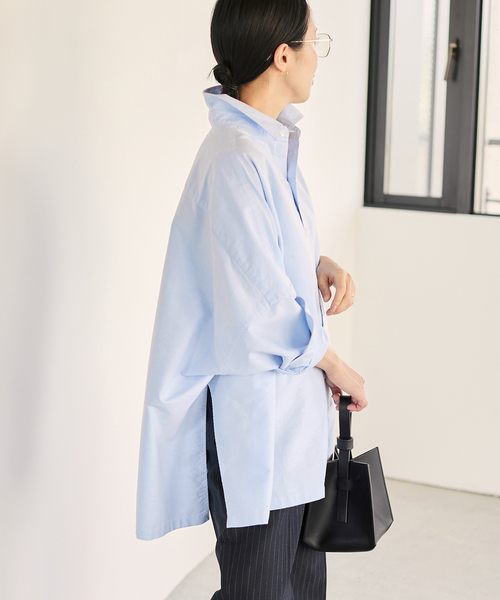plage（プラージュ） ブラウス シャツ 「追加」OX Poncho シャツ