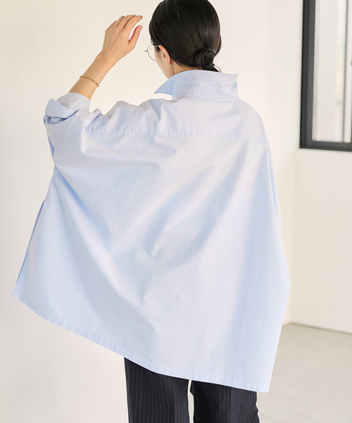 plage（プラージュ） ブラウス シャツ 「追加」OX Poncho シャツ