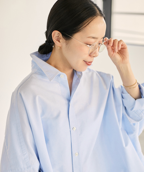 plage（プラージュ） ブラウス シャツ 「追加」OX Poncho シャツ