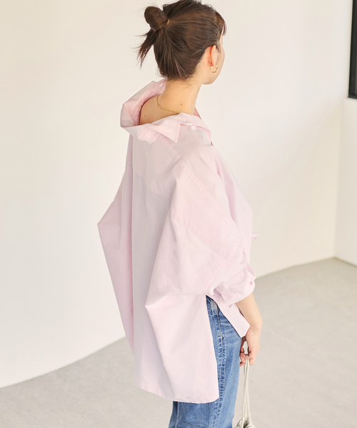 plage(プラージュ) ブラウス シャツ 「追加」OX Poncho シャツ plage(プラージュ) ブラウス シャツ 「追加」OX Poncho シャツ