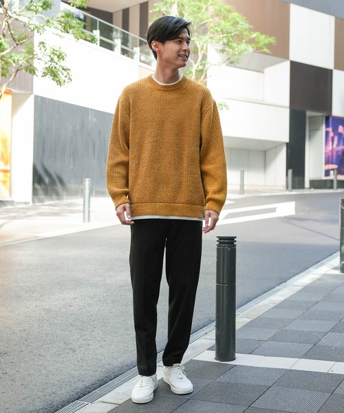 「GLOBAL WORK Smile Seed Store」 長袖ニット LARGE ブルー系その他4 メンズ_画像6