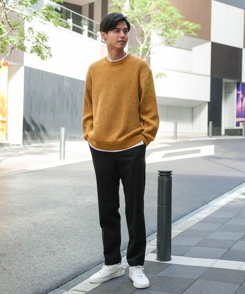 「GLOBAL WORK Smile Seed Store」 長袖ニット LARGE ブルー系その他4 メンズ_画像7