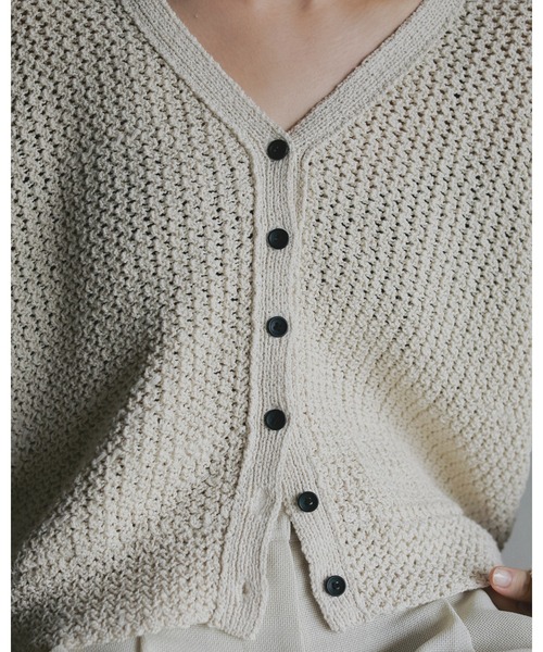 anuke(アンヌーク) カーディガン Crochet Knit Cardigan レディース anuke(アンヌーク) カーディガン Crochet Knit Cardigan レディース