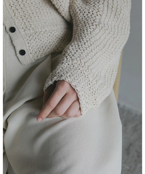 anuke(アンヌーク) カーディガン Crochet Knit Cardigan レディース anuke(アンヌーク) カーディガン Crochet Knit Cardigan レディース