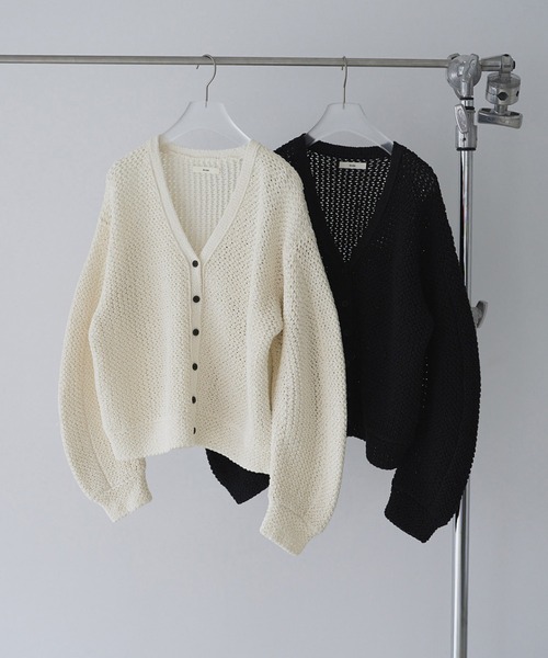 anuke(アンヌーク) カーディガン Crochet Knit Cardigan レディース anuke(アンヌーク) カーディガン Crochet Knit Cardigan レディース