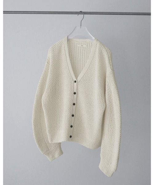 anuke（アンヌーク） カーディガン Crochet Knit Cardigan レディース