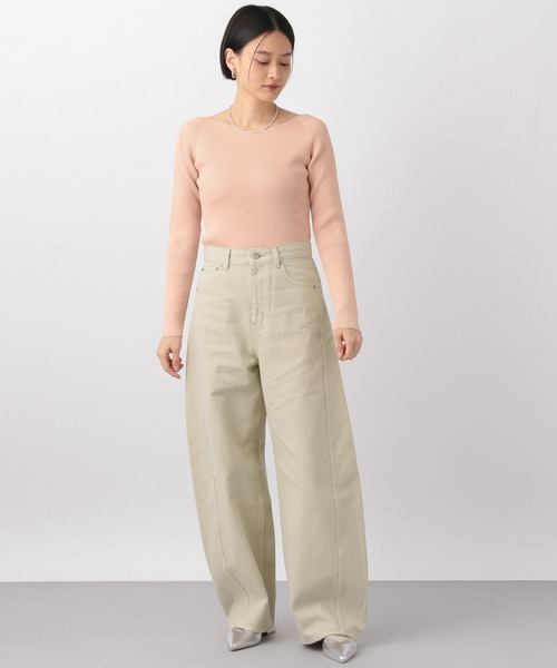 「A part by」 デニムパンツ MEDIUM ライトベージュ レディース_画像5