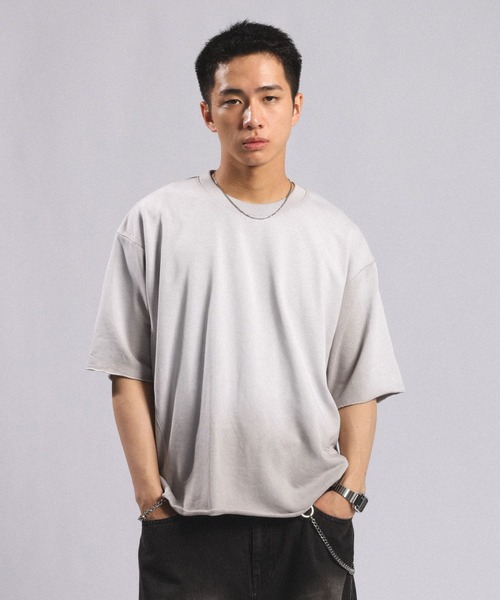 RAGEBLUE（レイジブルー） tシャツ Pigment Design Cropped T-Shirt