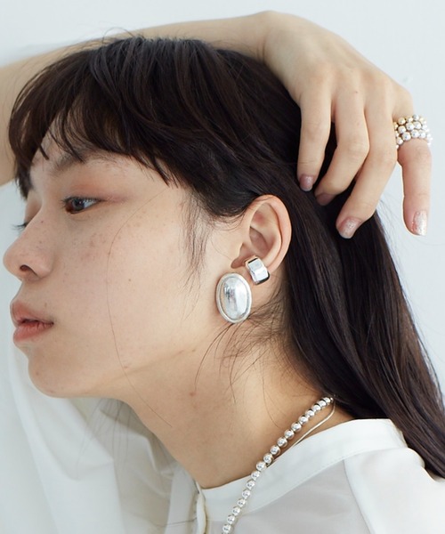 「Nothing And Others」 ピアス（両耳用） FREE シルバー レディース_画像6